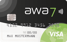 awa7® Visa Kreditkarte